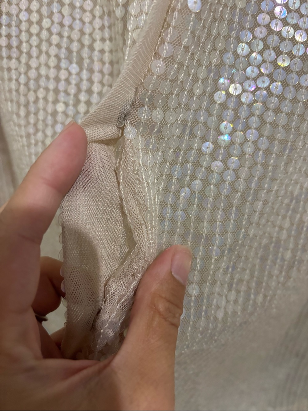 RAT and BOA Sequin Button Down Size Small - Picture 5 of 6